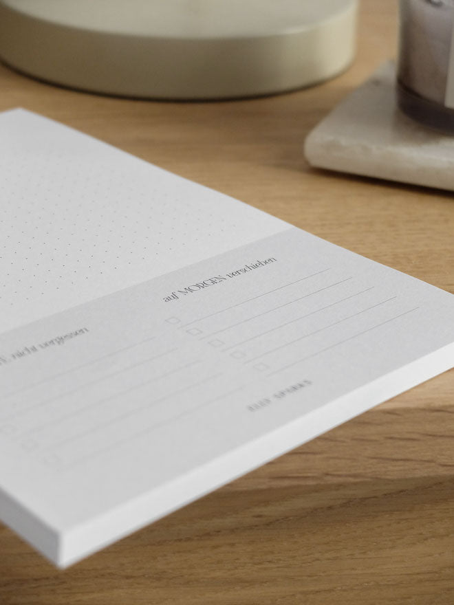 Block A5 "every day holds a new beginning"