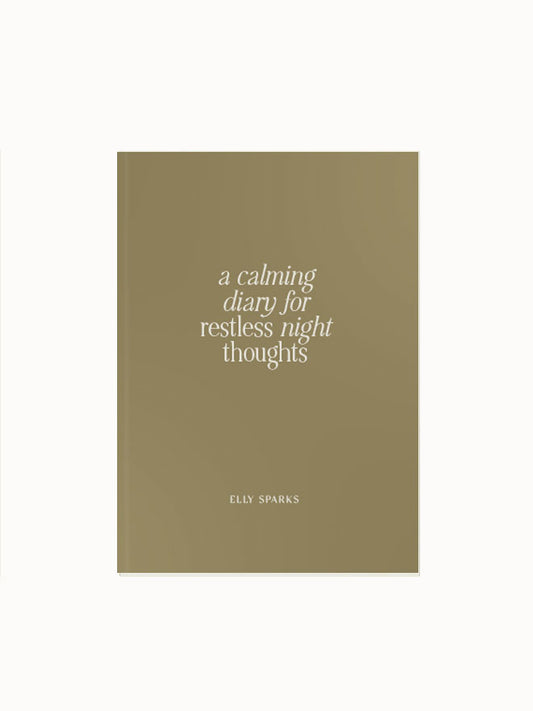 Journal "a calming dairy for restless night thoughts"