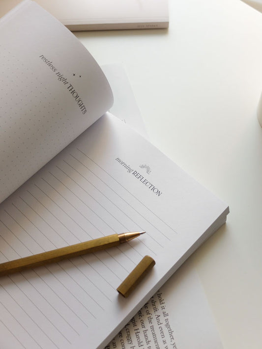 Journal "a calming dairy for restless night thoughts"