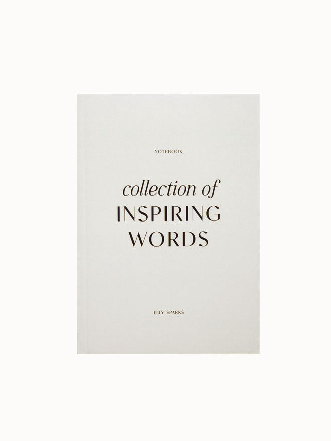 Journal "inspiring words"