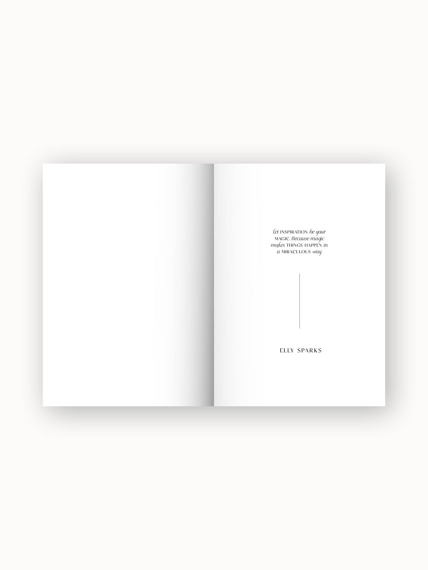 Journal "inspiring words"