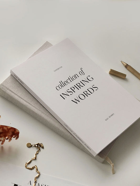 Journal "inspiring words"