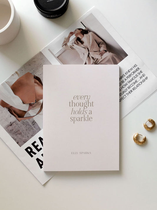 Notizbuch "every thought holds a sparkle"