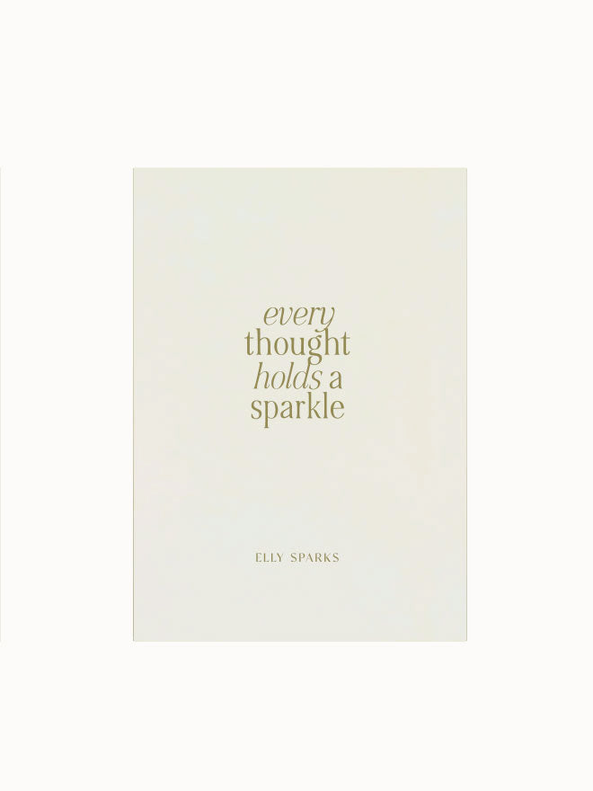 Notizbuch "every thought holds a sparkle"
