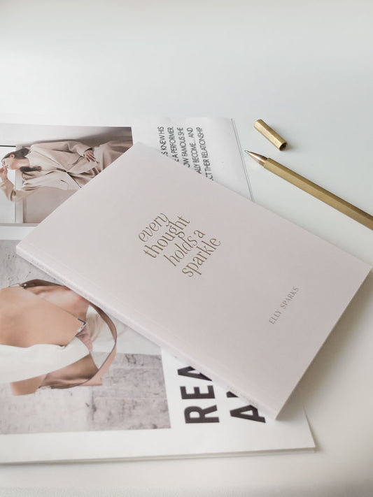 Notizbuch "every thought holds a sparkle"