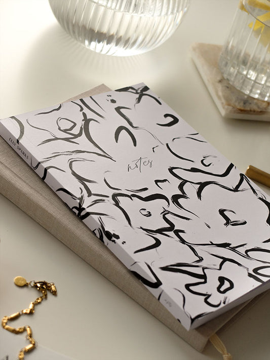 Notizbuch "notes" floral (dotted)