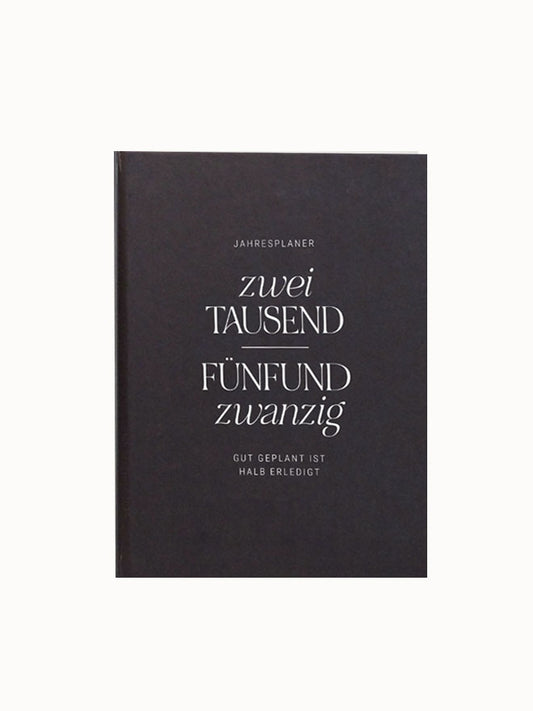 Jahresplaner 2025 (black edition)