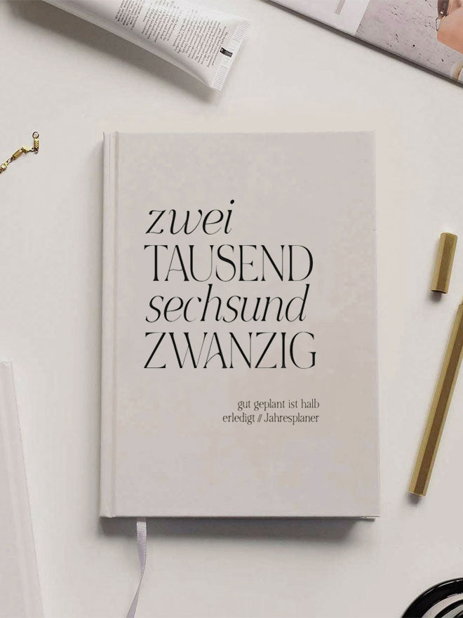 Jahresplaner 2026 (signature look)
