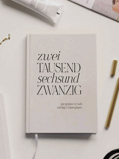 Jahresplaner 2026 (signature look)